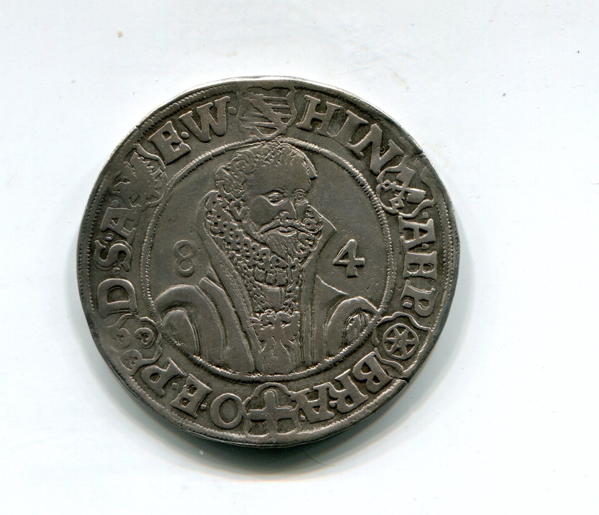 Bremen Abish Heinrich III v Lauenberg Taler 32 Schilling 1584 LD obv 642.jpg