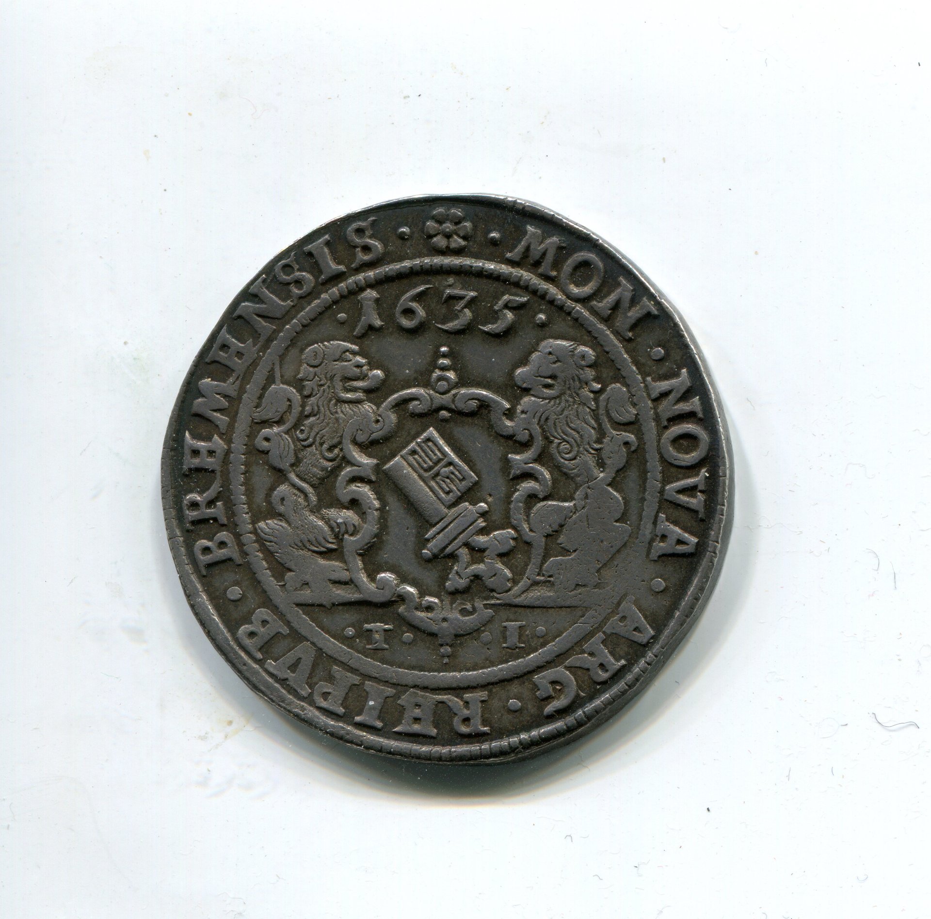 Bremen City Ferd II Taler 1635 LD obv 751.jpg