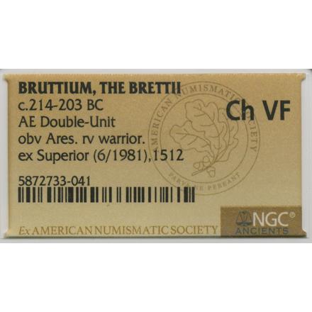 Bretti Double Unit - AE Didrachm, Ex Bartlett, ANS (CNG Keystone 4), Munoz Colls NGC Label.jpg