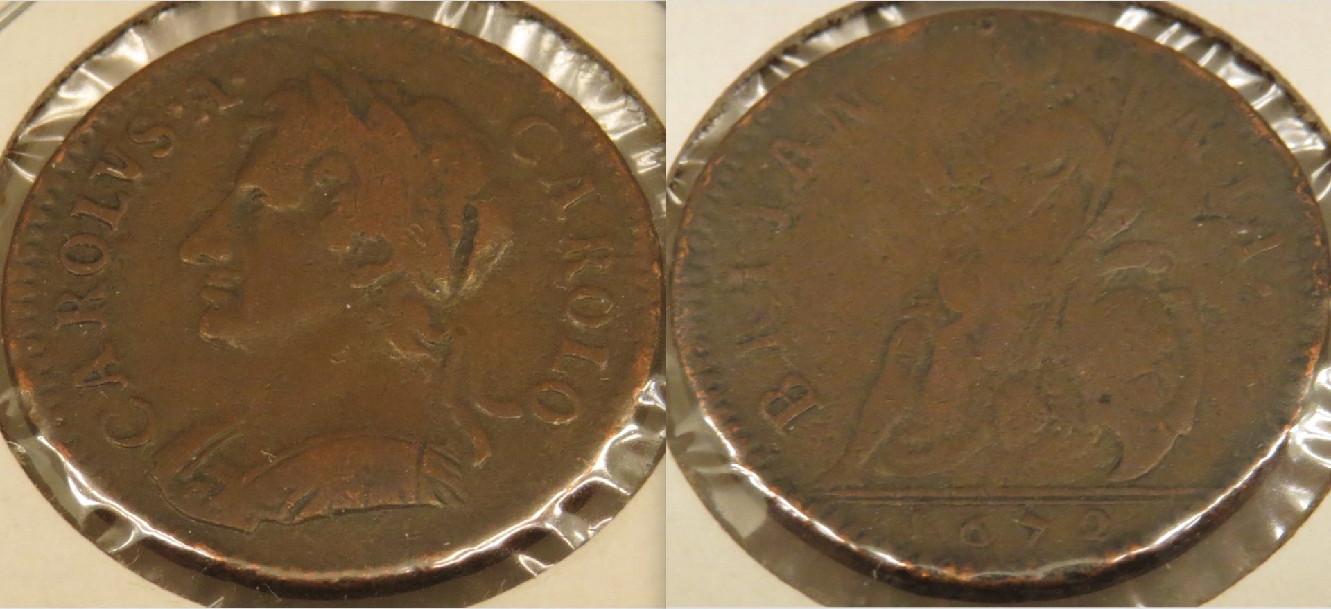Britain Charles II 1672 Farthing copy.jpeg