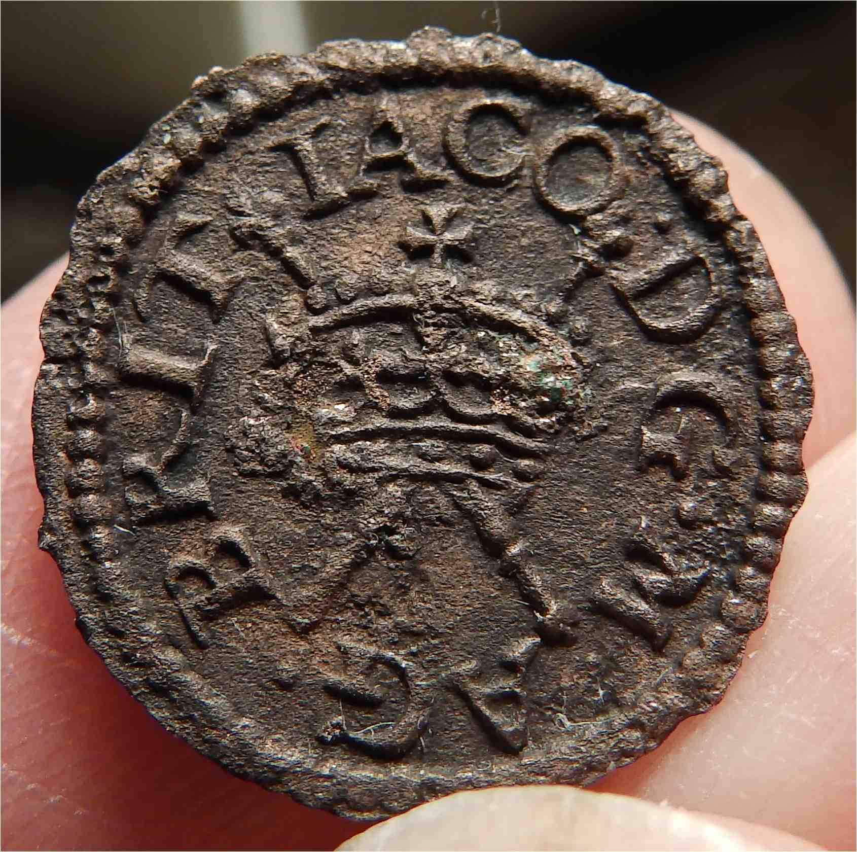 Britain James I  farthing 1613-15 obv.jpg