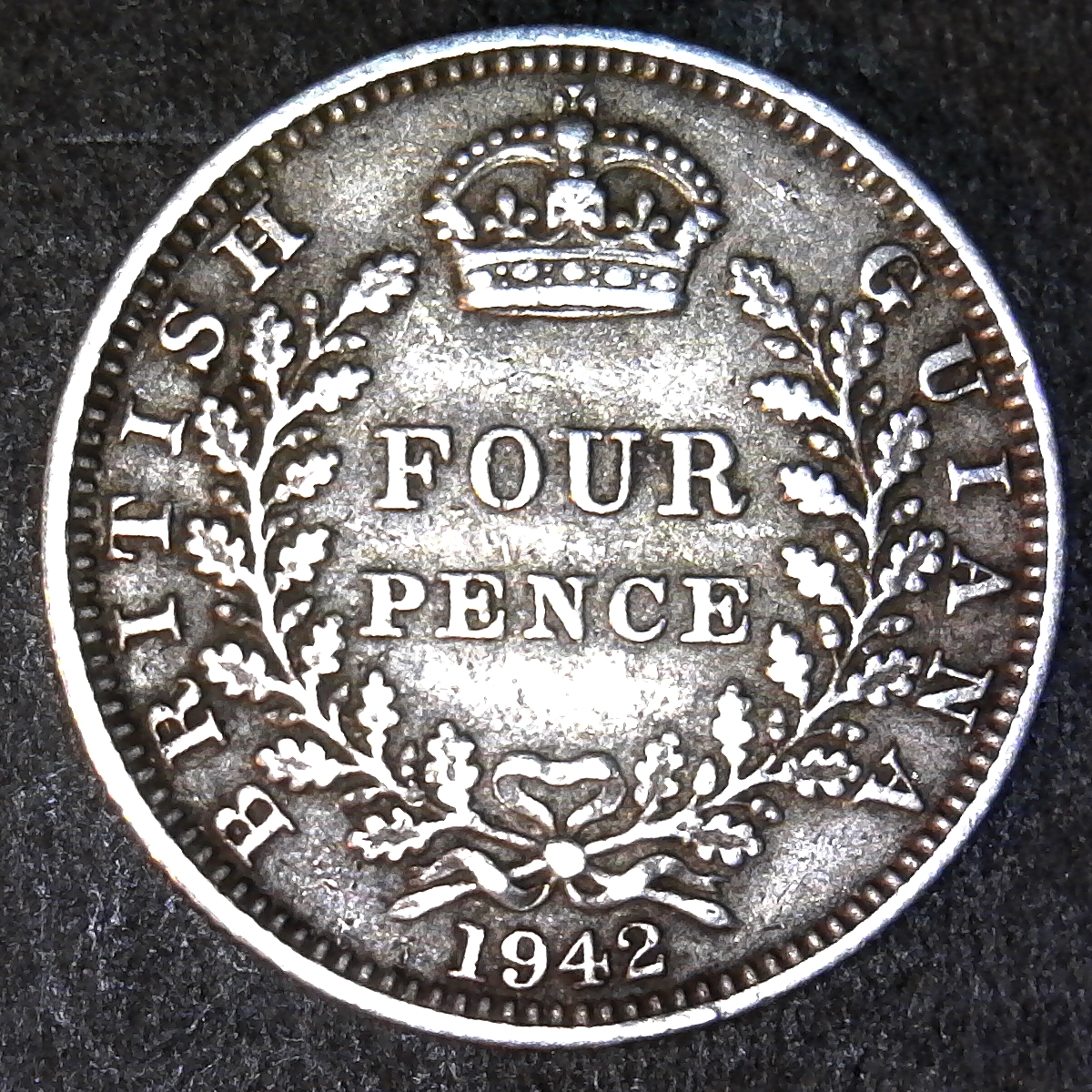British Guiana 4 Pence obverse 1942.jpg