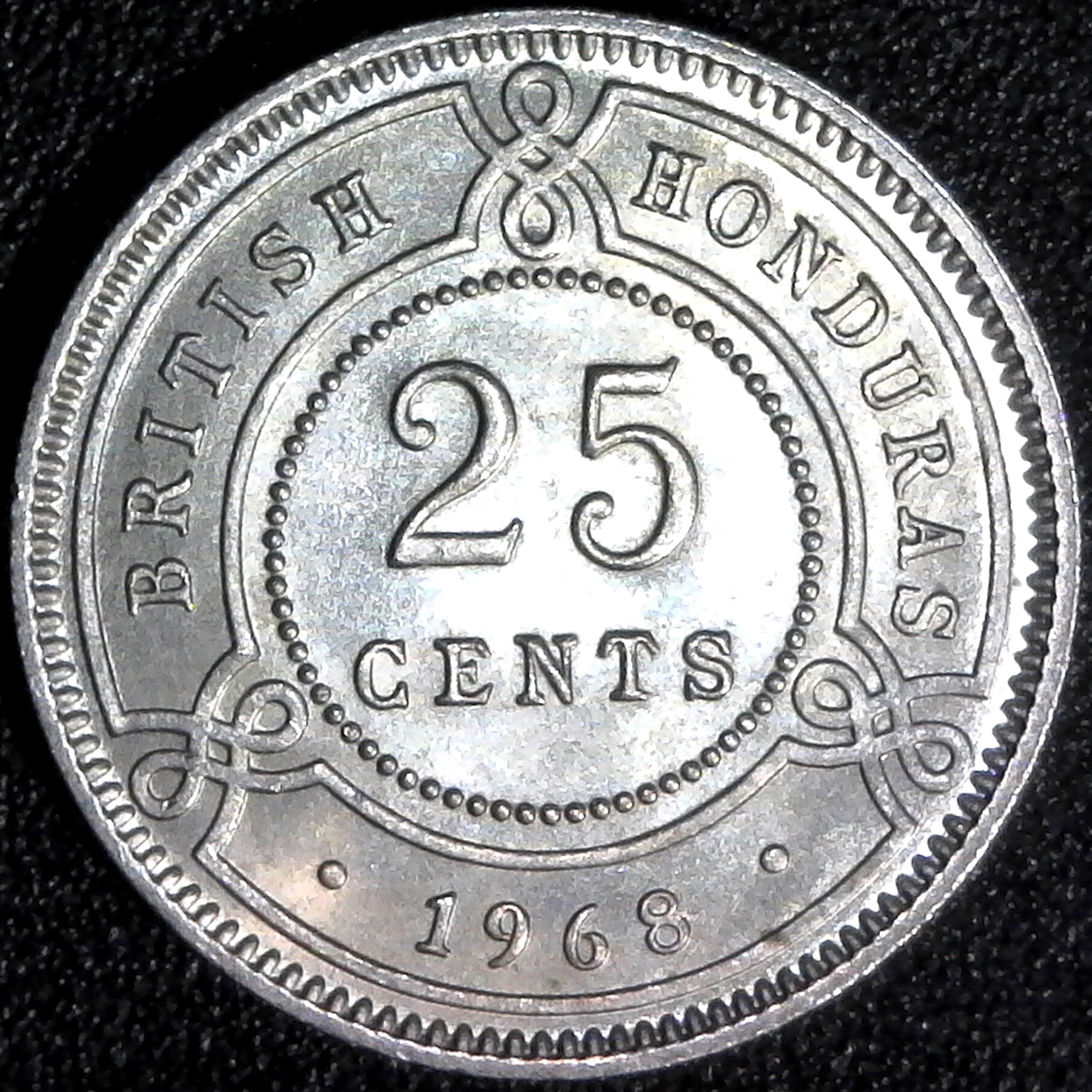 British Honduras 25 Cents 1968 rev.jpg