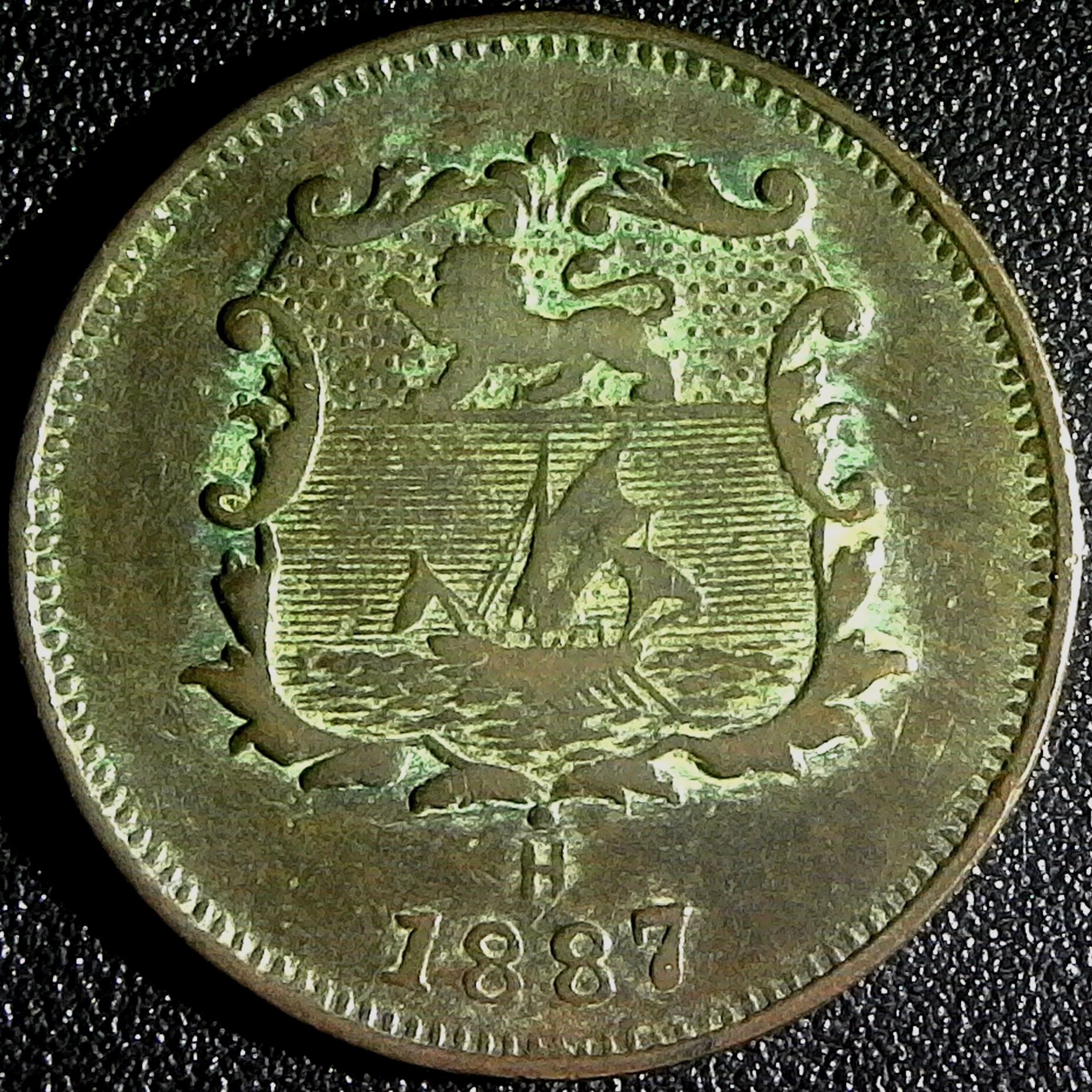 British North Borneo; Half Cent 1887-H Heaton, Birmingham Mint KM#1 rev.jpg