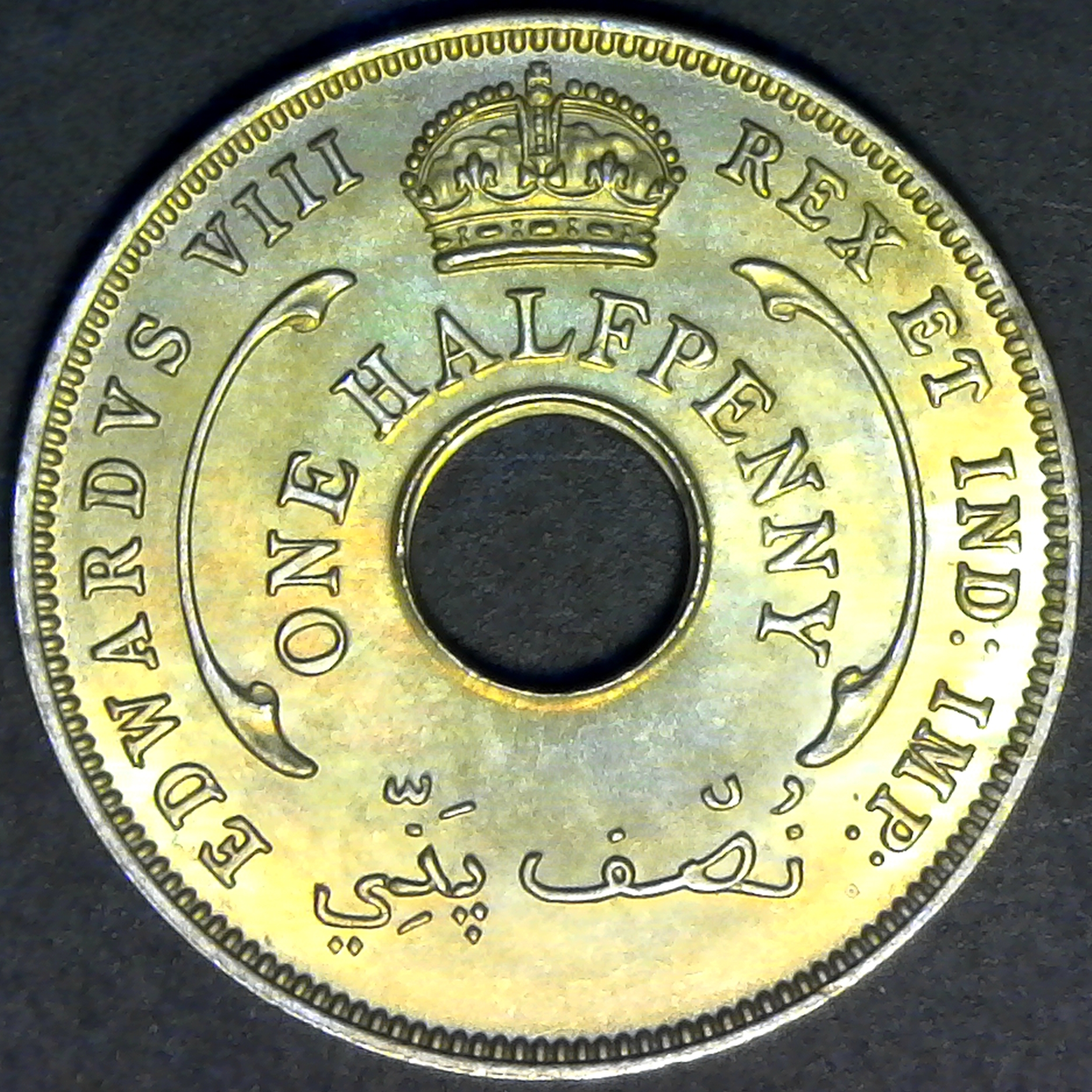 British West Africa Halfpenny 1936 rev.jpg