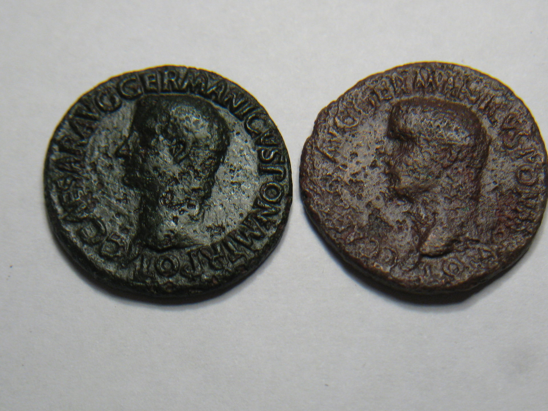bronze and brass ae's of caligula 001.JPG