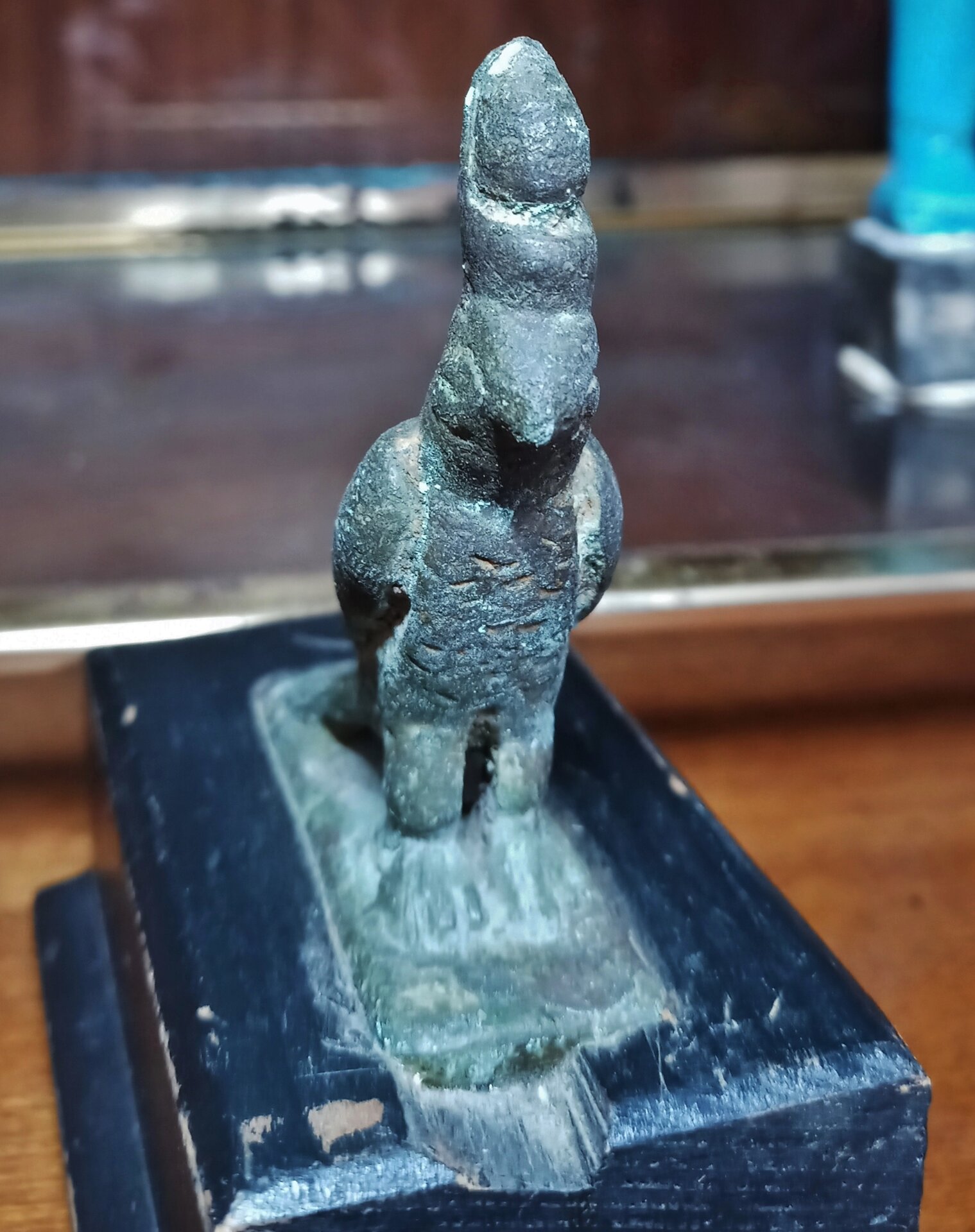 Bronze Horus Falcon Facing 1.jpg