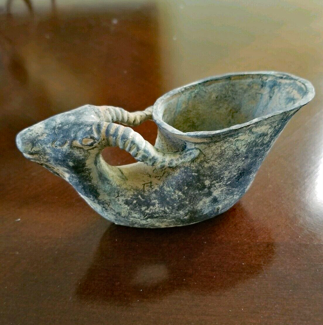 Bronze Rhyton Cup Ibex, possibly Chinese.1.jpg