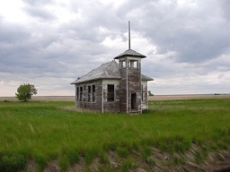Burnham School house on the Prarie, Near Havre, MT.jpg