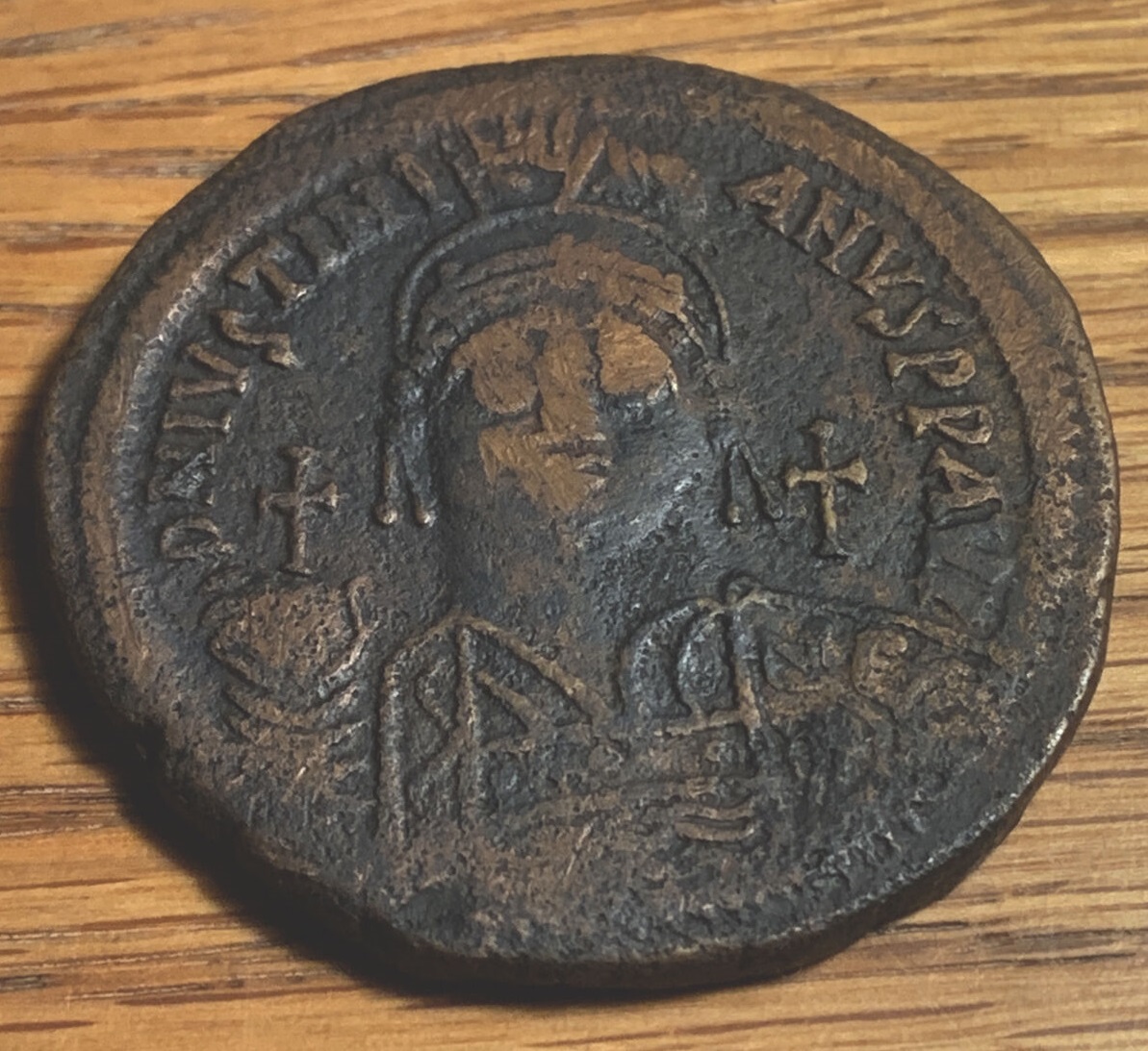 Byz - Justinian Const. follis plague pic eBay.jpg