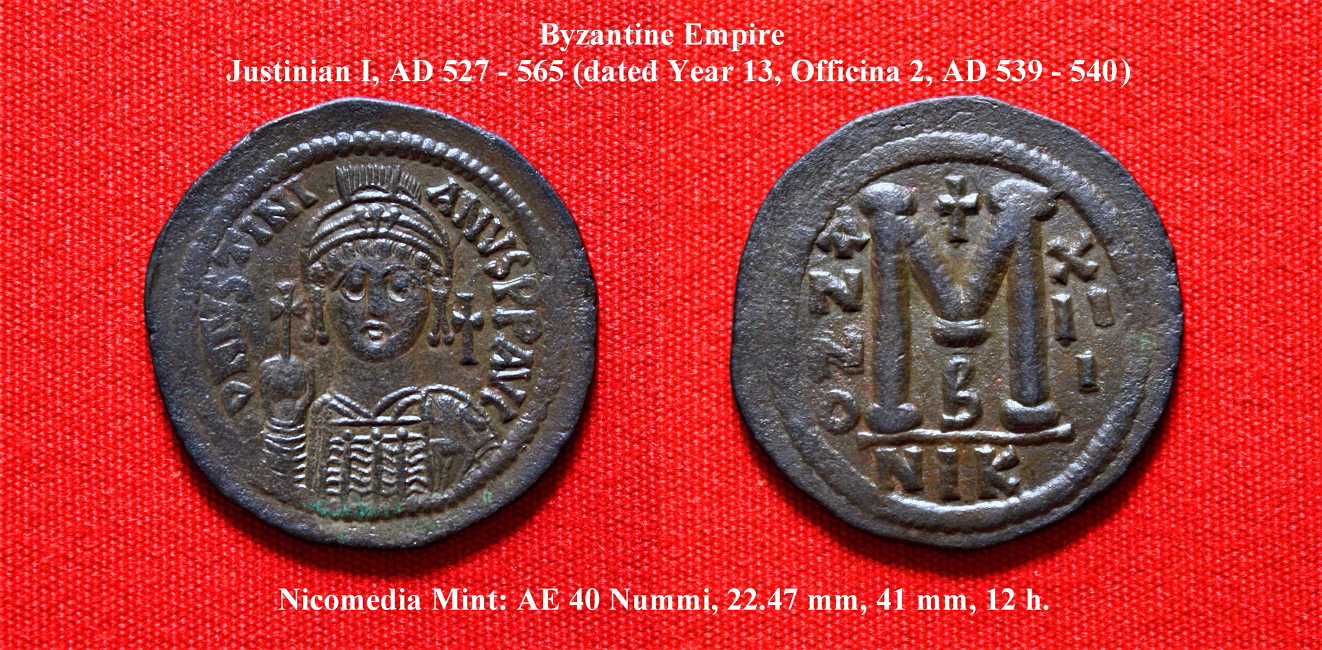 Byzantine 40 Nummi, Justinian I (2).jpg