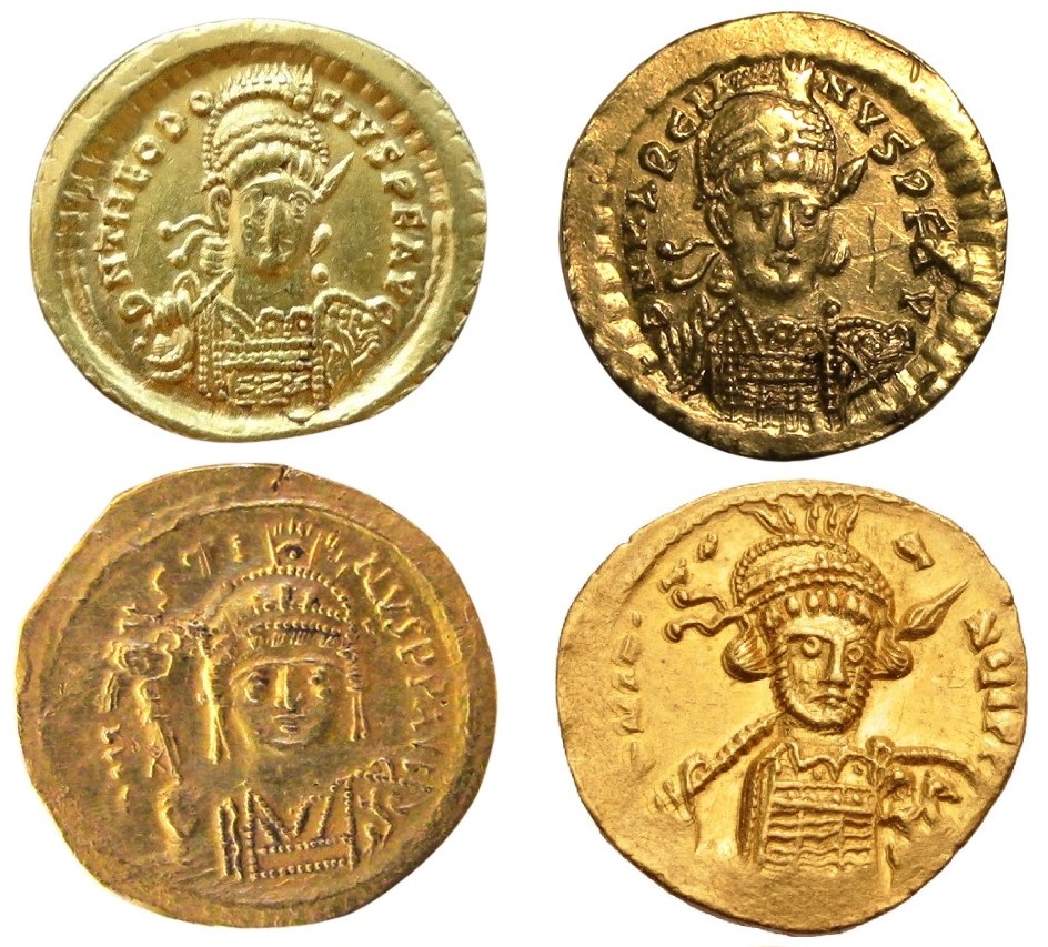 Byzantine Gold Coins Solidus Obv.jpg