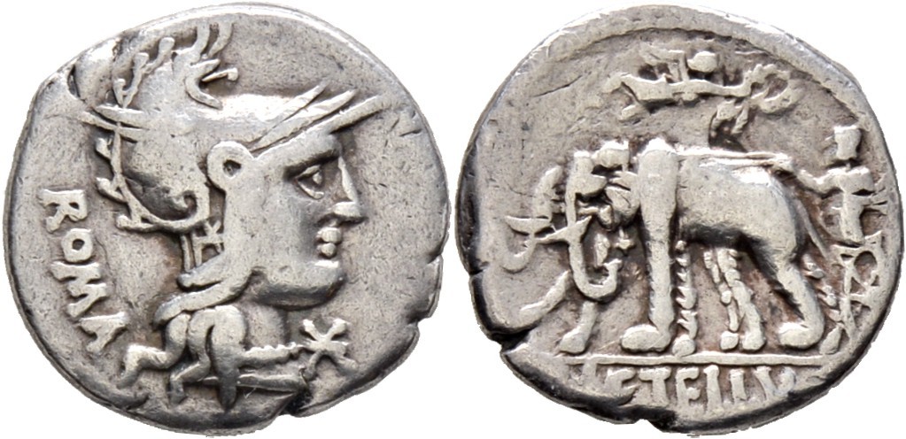 C Caecilius Metellus Caprarius Elephant Biga denarius.jpg