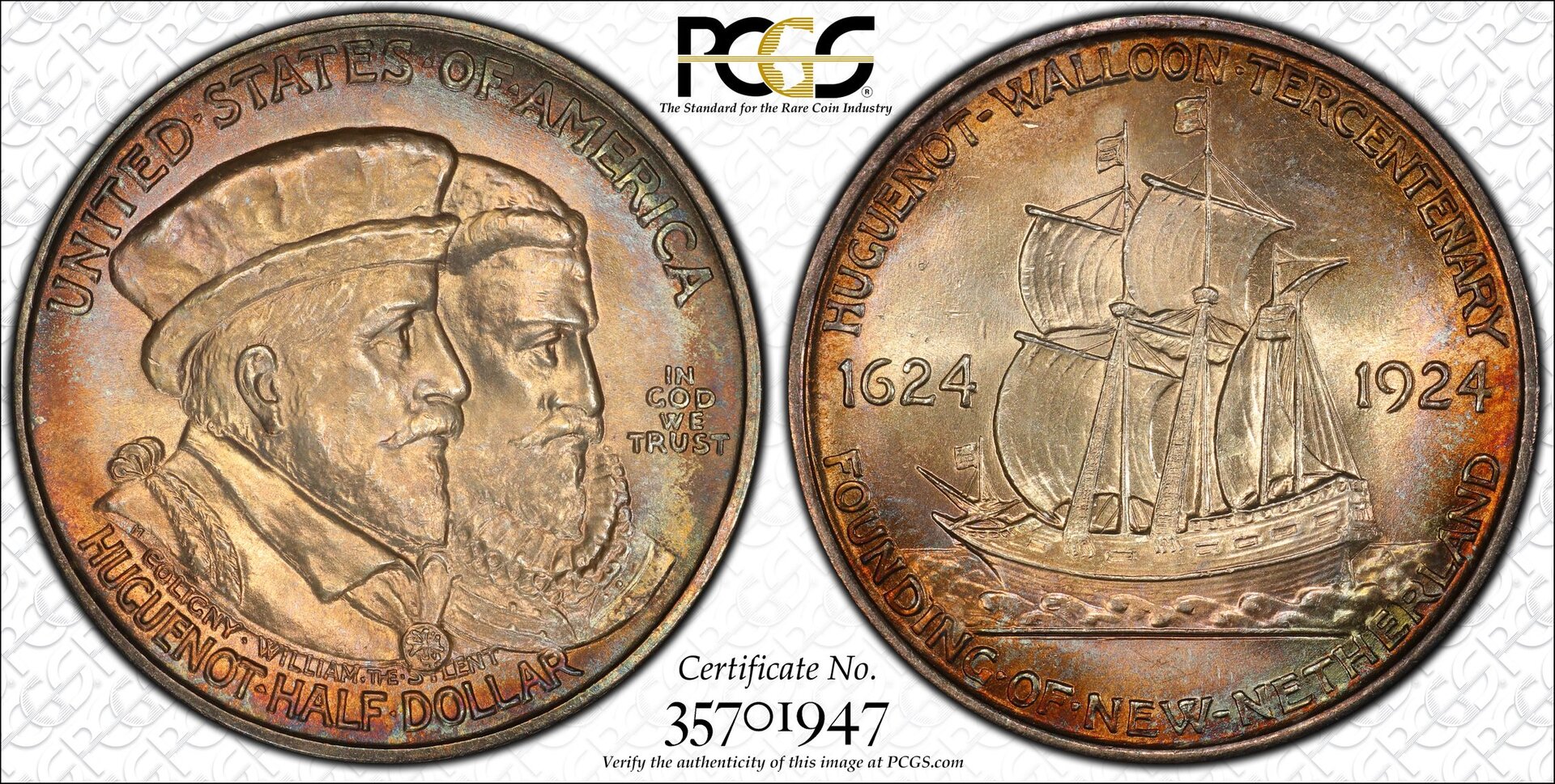 C50c 1924 Huguenot MS66 PCGS Trueview 35701947.jpg
