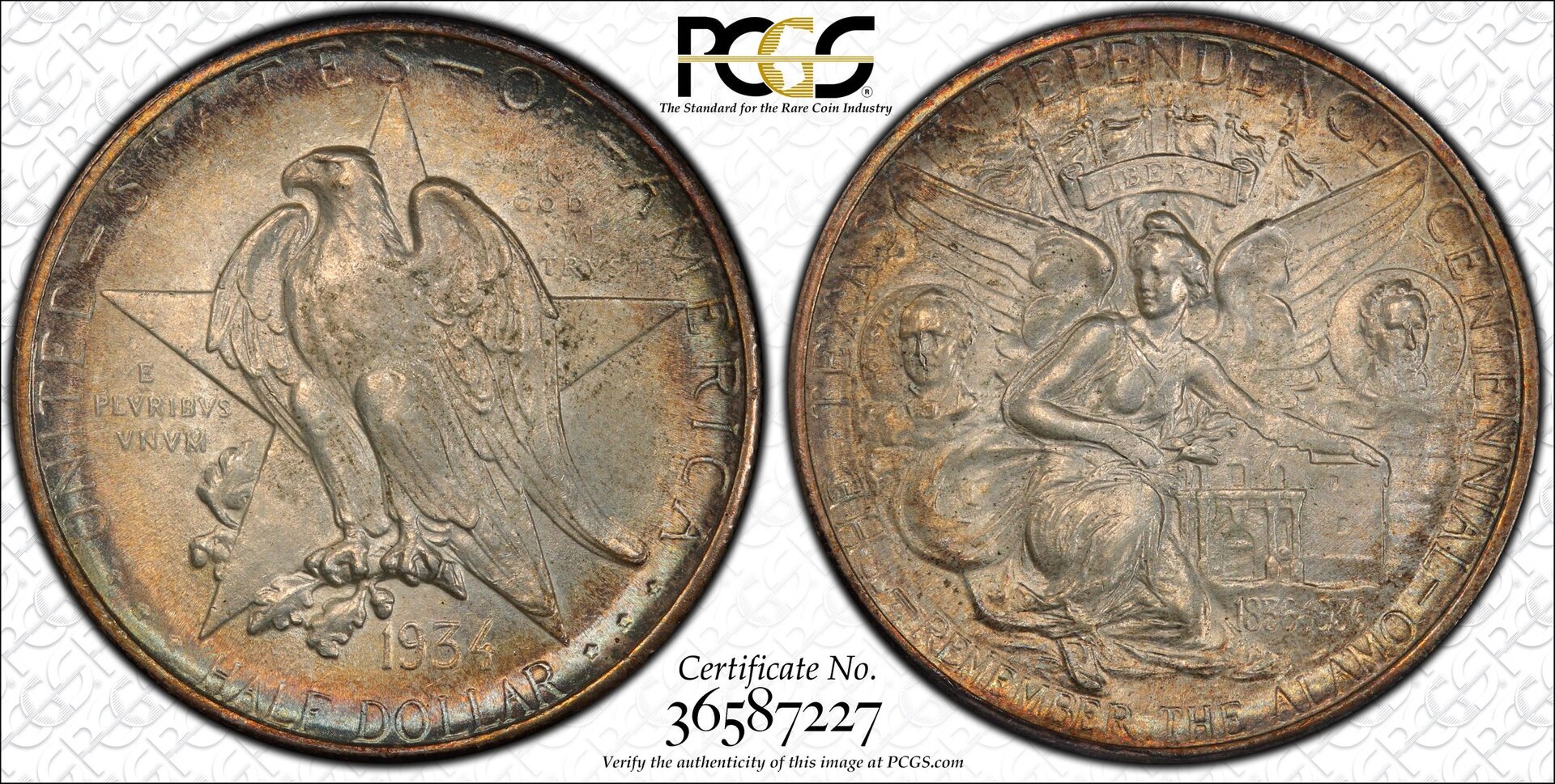 C50c 1934 Texas MS66 PCGS CAC Trueview 36587227.jpg