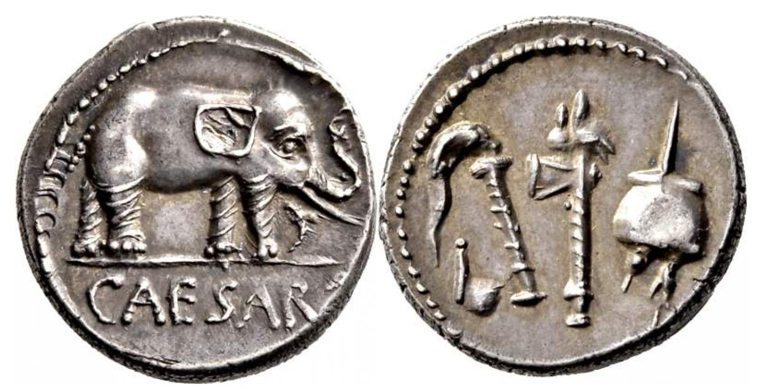 caesar denarius elephant 443-1 peus 4-2018.jpg