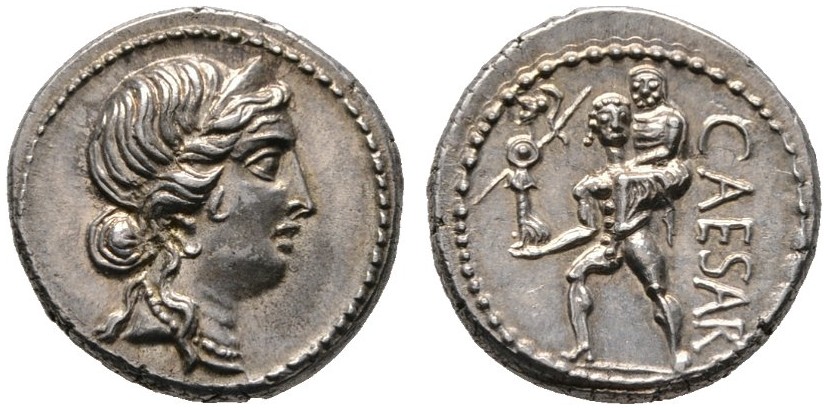 Caesar Denarius Venus Aeneas 458-1 Rauch 2015.jpg