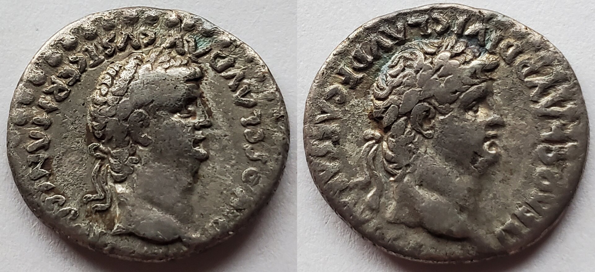 Caesaria AR Drachm Nero with Divus Claudius.jpg