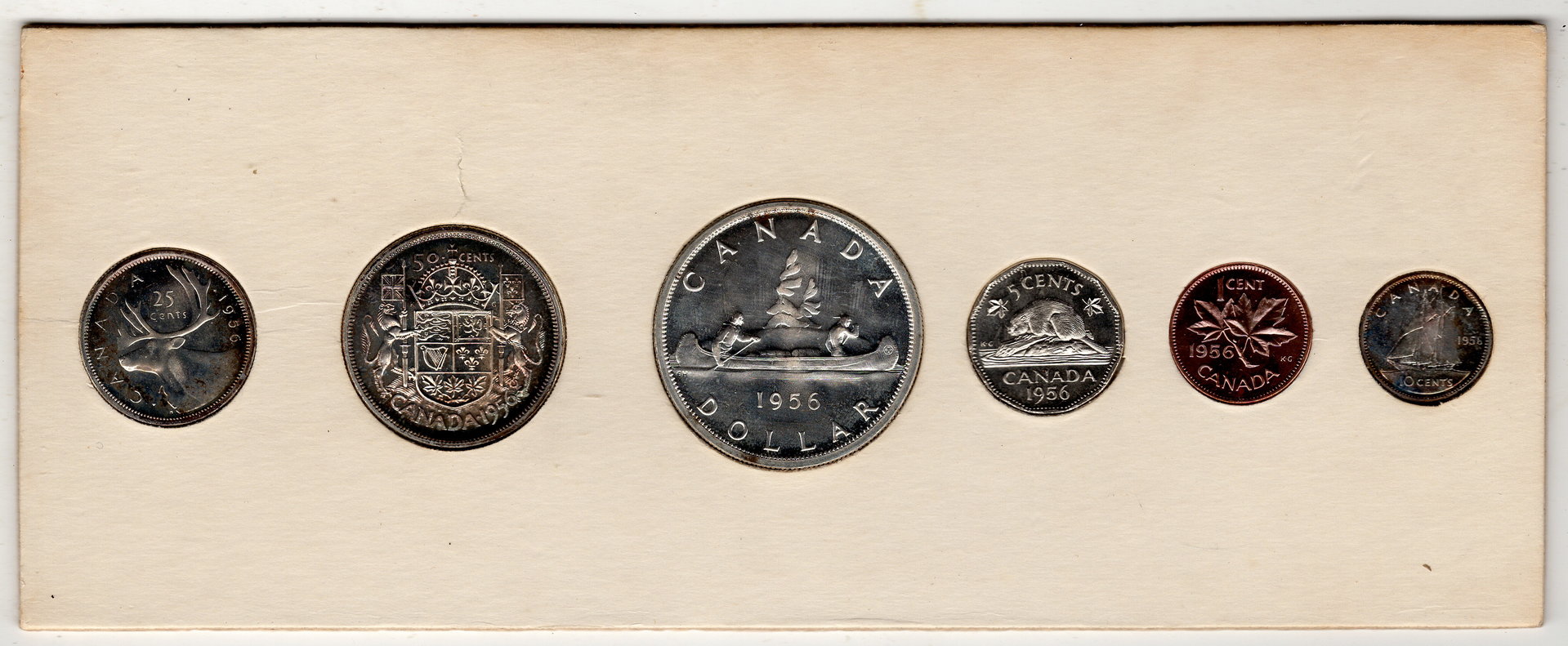 Canada - 1956 Prooflike Set - Reverse.JPG