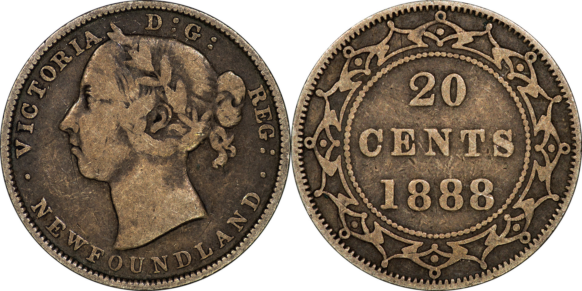 Canada (Newfoundland) - 1888 20 Cents 1.jpg