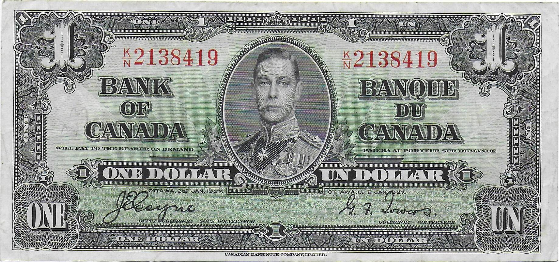 Canada One Dollar 1937 front.jpg