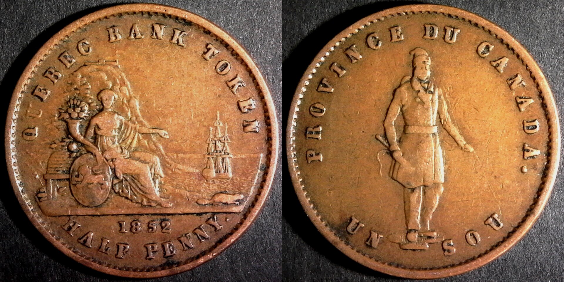 Canada Quebec Half Penny 1852 obv-side.jpg