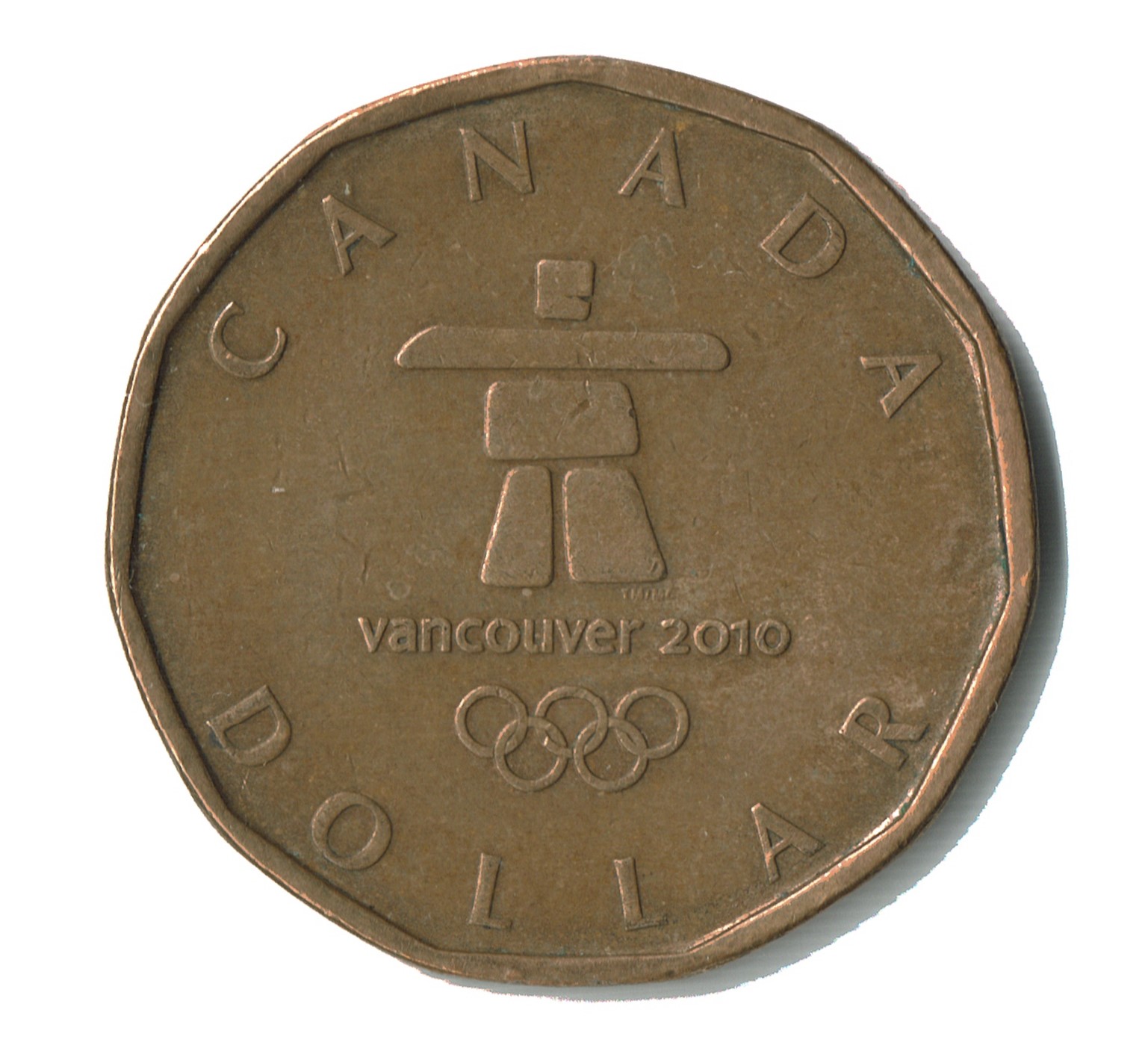 Canada Vancouver 2010 Lucky Loonie.jpg