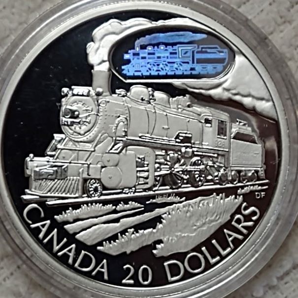 Canadian Transportation 2002 Twenty Dollar Train - hologram1.jpg