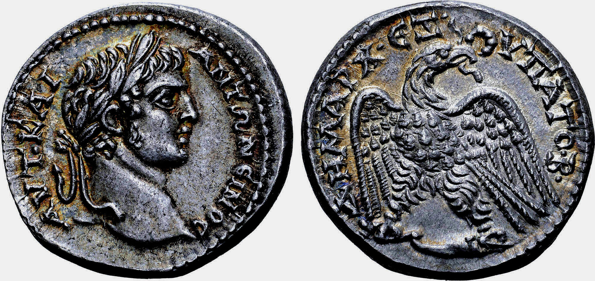 Caracalla, AD 205-207, Antioch, Syria, AR Tet., 14.32 gm, 27 mm, 11 h. Prieur 202.jpg