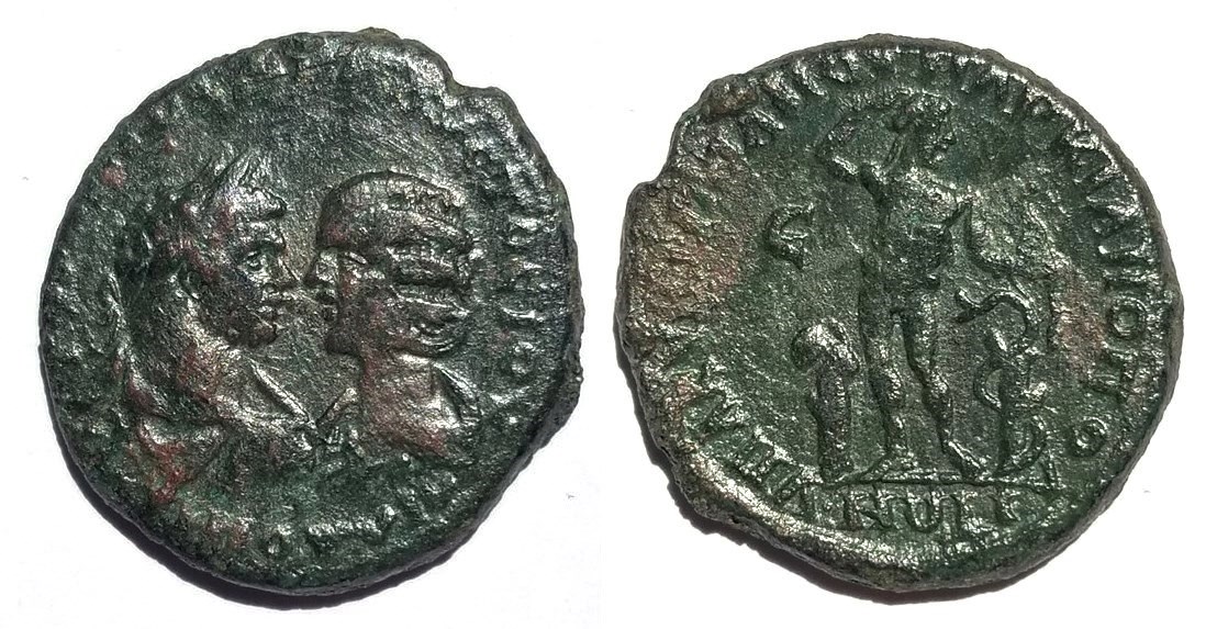 Caracalla and Domna Marcianopolis Apollo sunlight.jpg