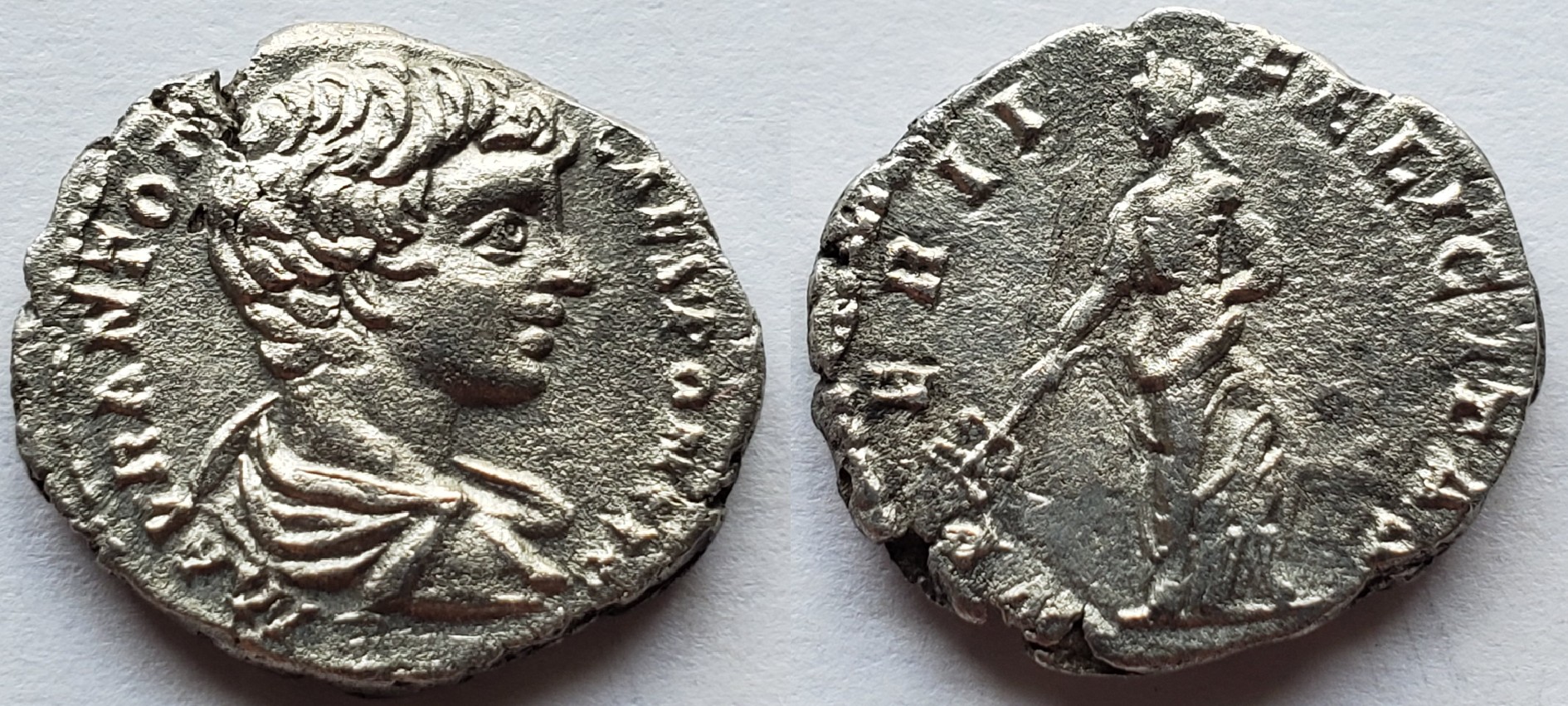 Caracalla Caesar denarius imper ii felicitas.jpg