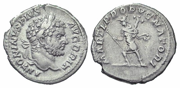 Caracalla denarius, Mars reverse.jpg