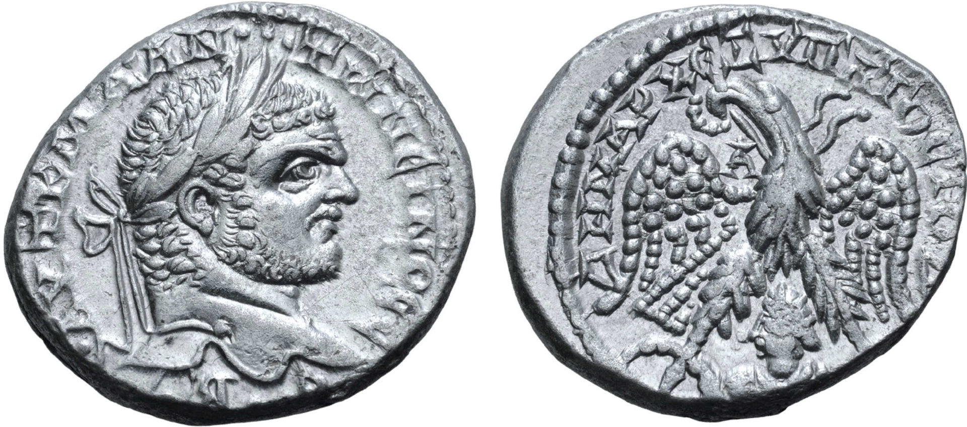 Caracalla Tetradrachm of Emesa, Seleucis andn Pieria, Roma purchase E-Sale 65.jpg