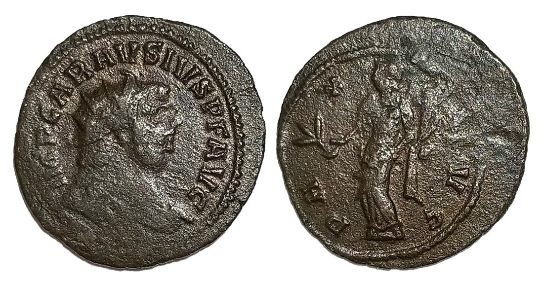 Carausius PAX AVG antoninianus.jpg
