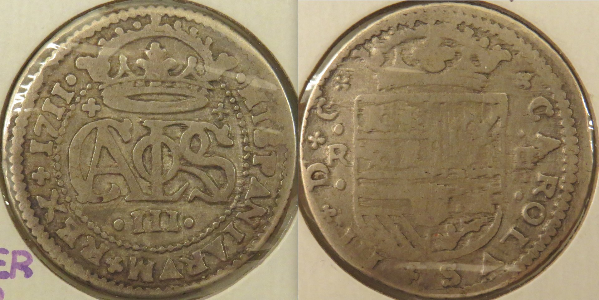 Carlos III Pretender Spain 2 Reales 1711.jpeg