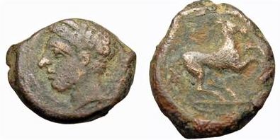 Carthage Zeugitana 4th-3rd C BCE Male Head Horse Obv-Rev.JPG