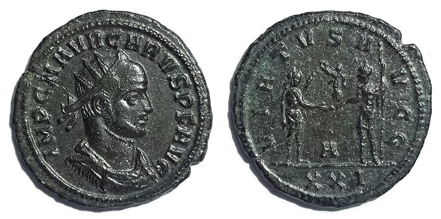 Carus VIRTVS AVGG Antoninianus.jpg
