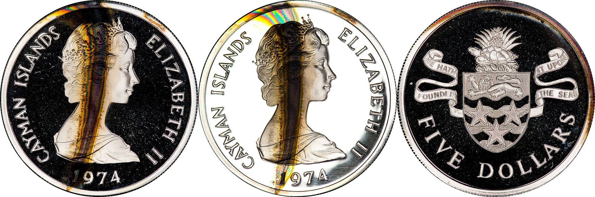 Cayman Islands - 1974 Proof 5 Dollars.jpg