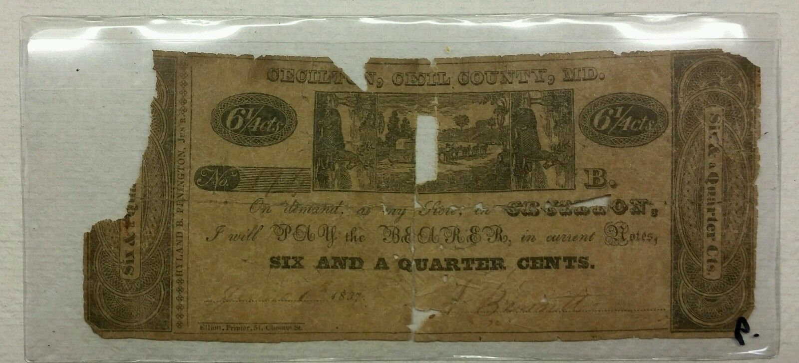Cecilton paper currency front.jpg