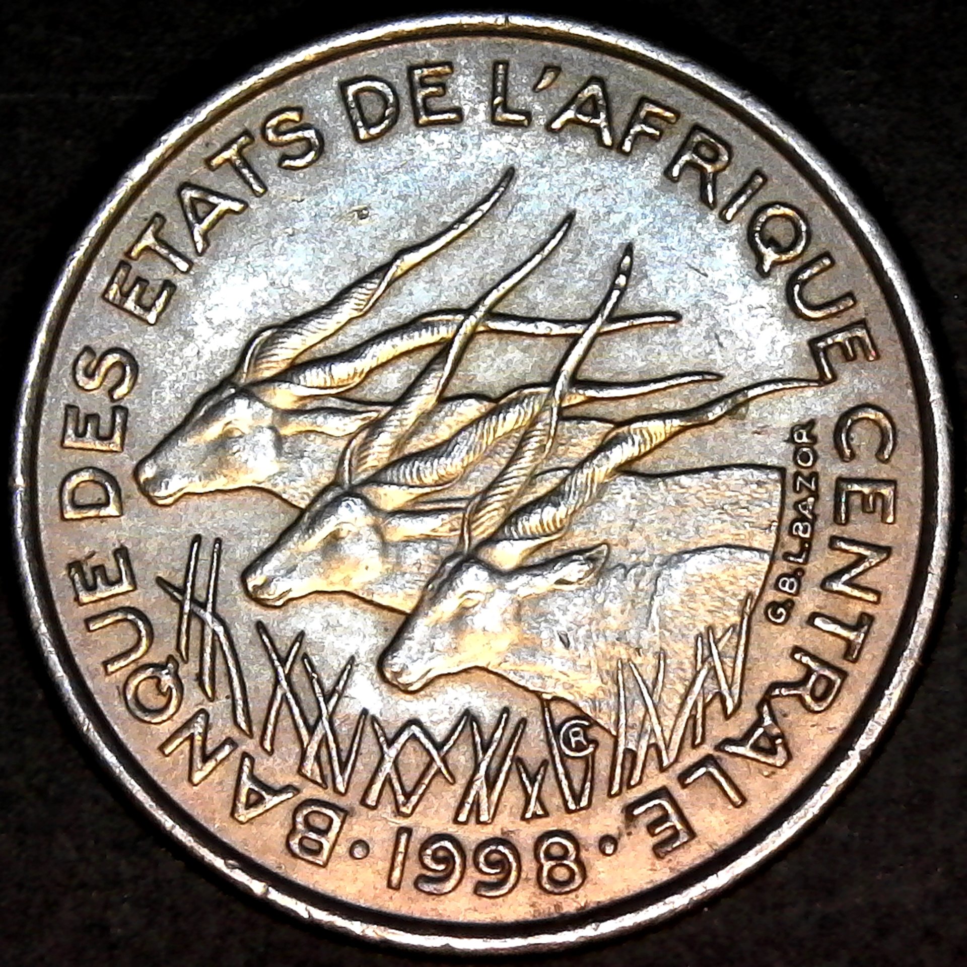 Central African States 50 francs 1998 obv.jpg
