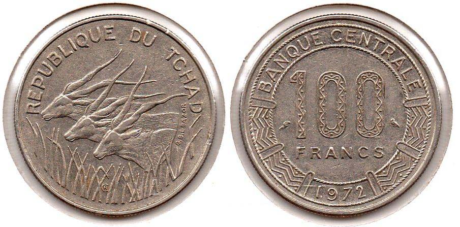 Chad - 100 Francs - 1972.jpg