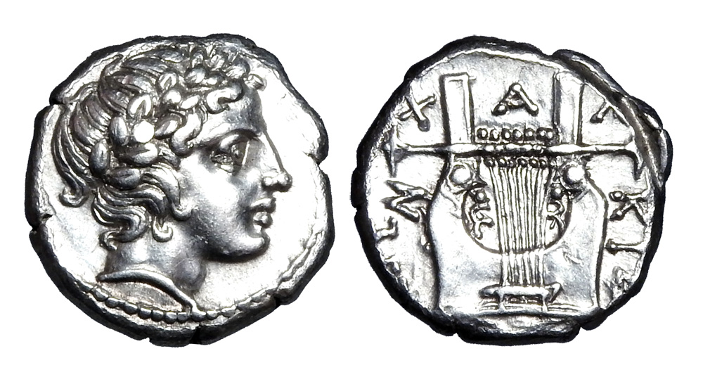 chalkidian league tetrabol, apollo and chitara 432-348 bc. 2.36 grams Sng ans 528 xf+.jpg
