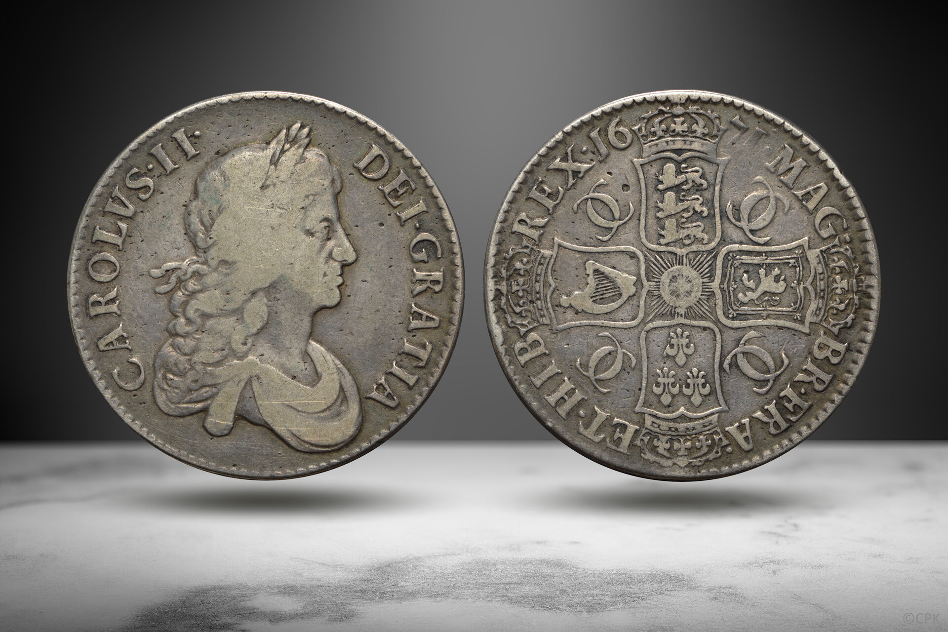 Charles II 1671 AR Crown.jpg