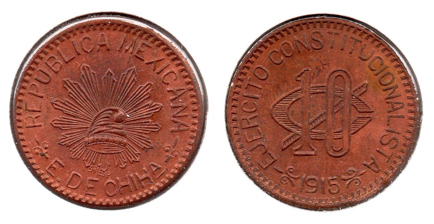Chihuahua - 10 Centavos - 1915 - Obv & Rev.JPG