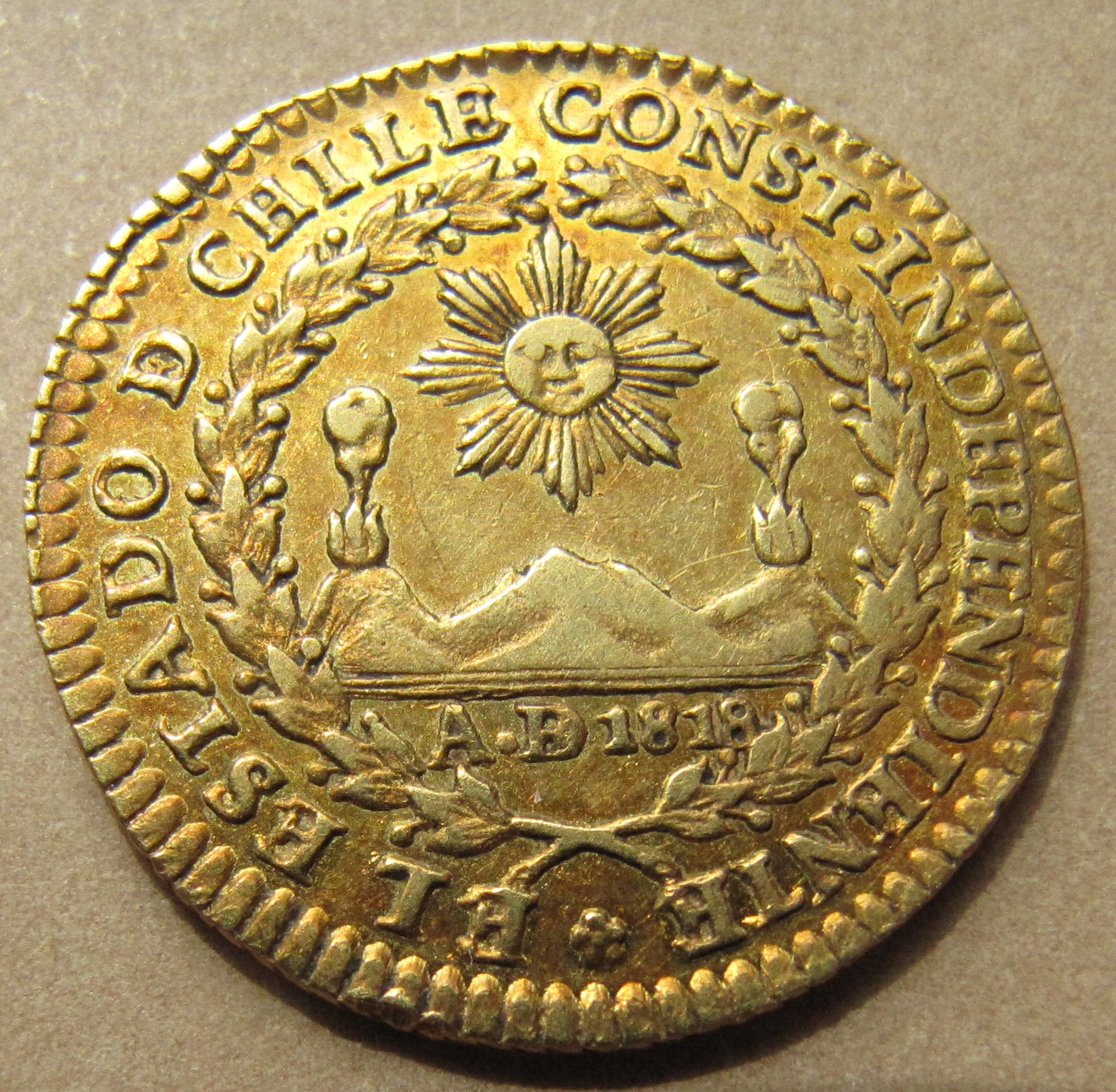 Chile Santiago 1834 2 escudos - REV - 1.jpg