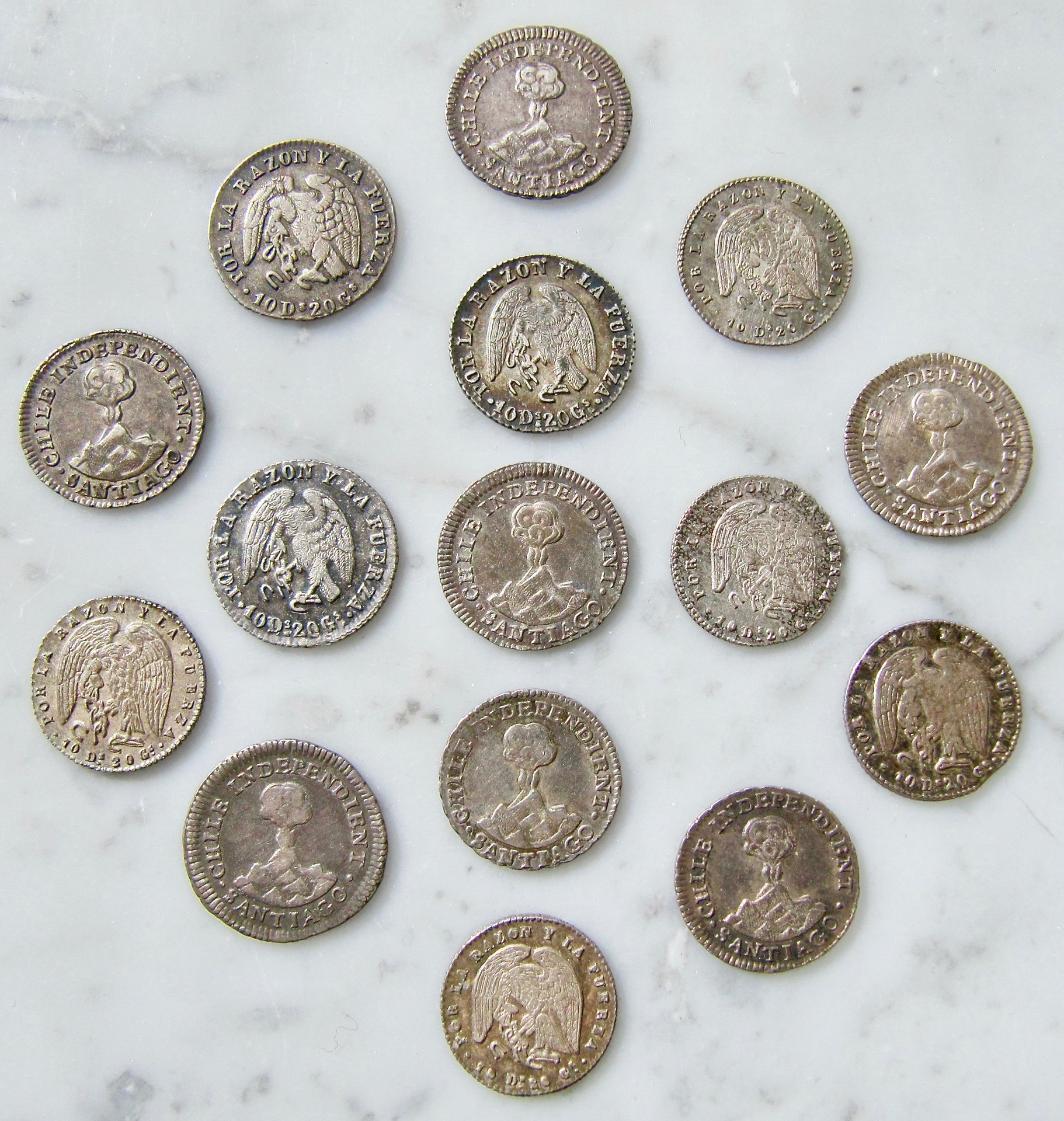 chile volcan y condor group 14 pc. - OBVERSES - GP - 1.jpg