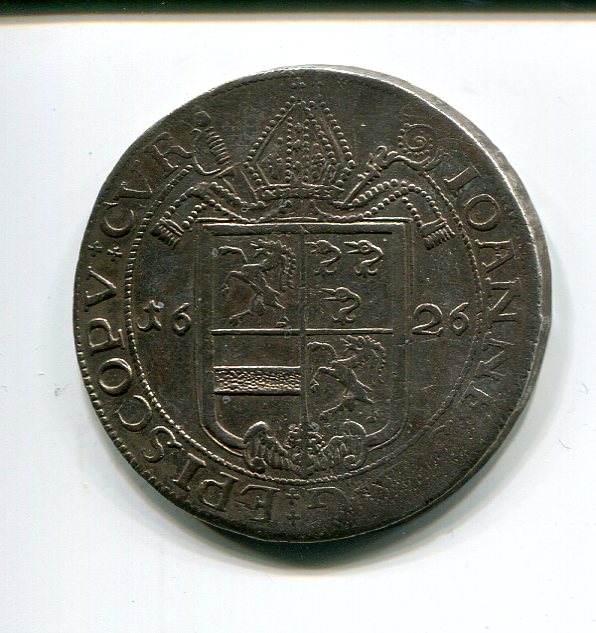Chur Johann V Flugi Taler 1626 obv 986.jpg