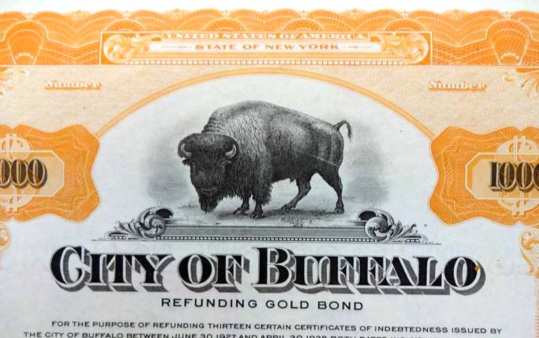 City of Buffalo bond bison.jpg