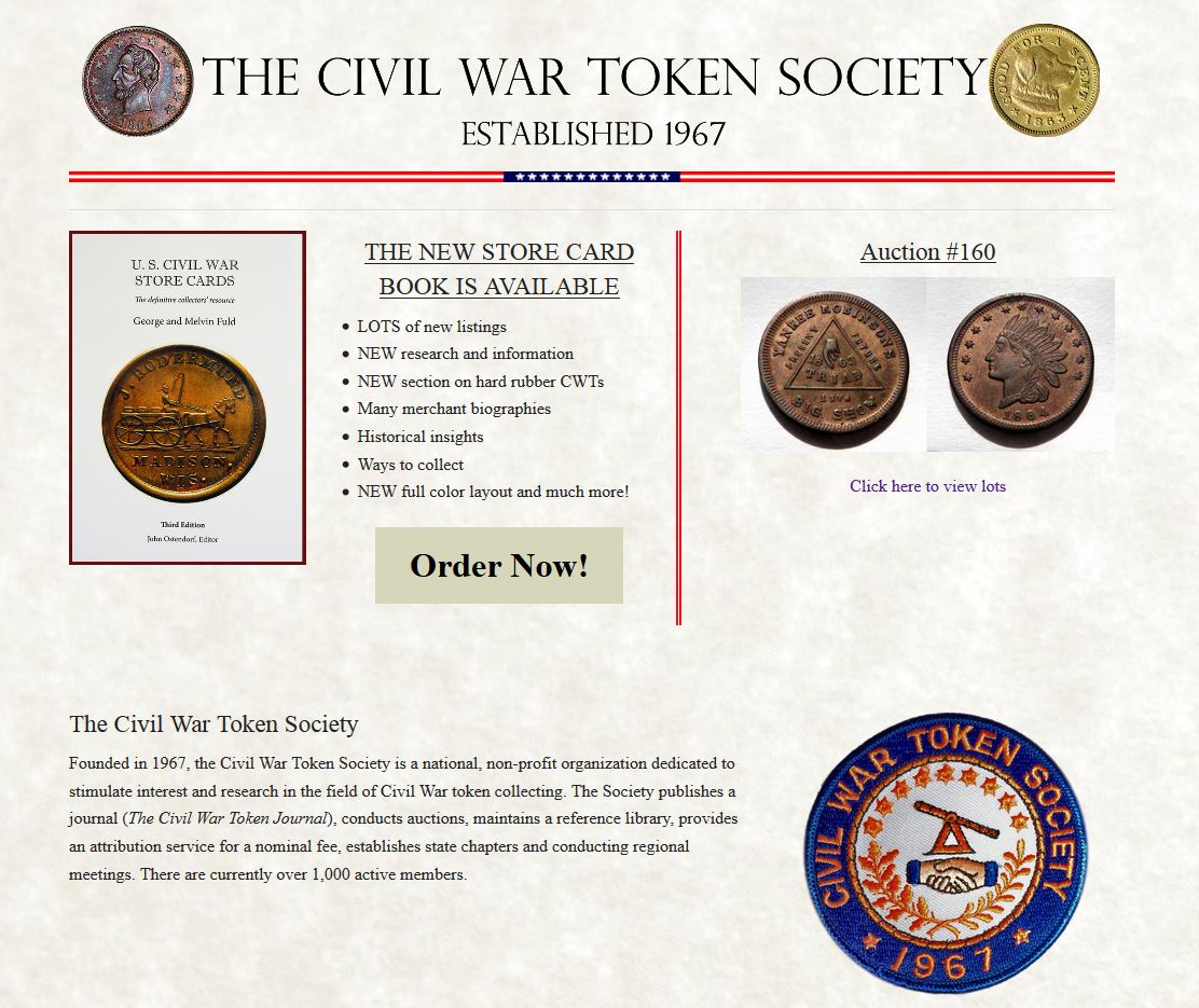 Civil War Token Society.JPG
