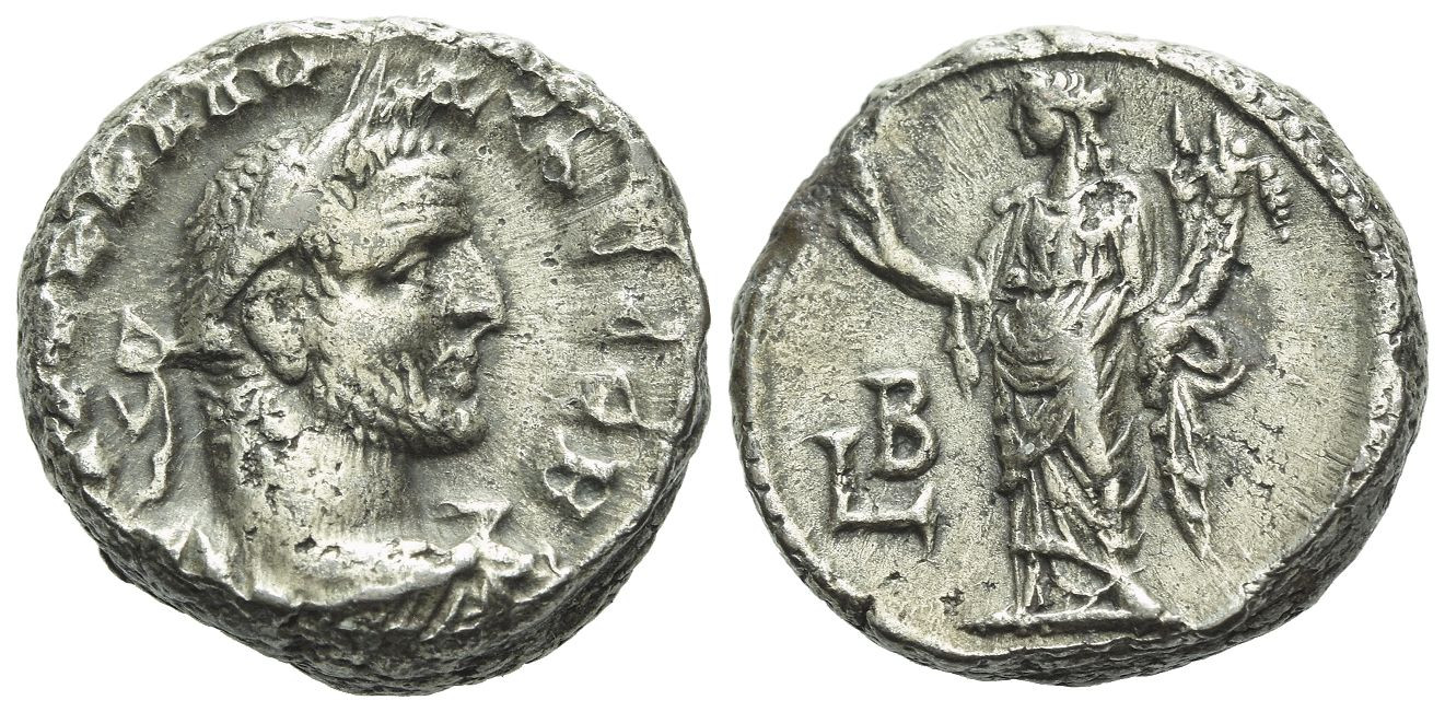 Claudius II Alexandria Tetradrachm AK Triton XXVI 813-19 Naville.jpg